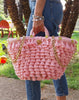 Bag Coffa glam caprese  Rosa con cuore