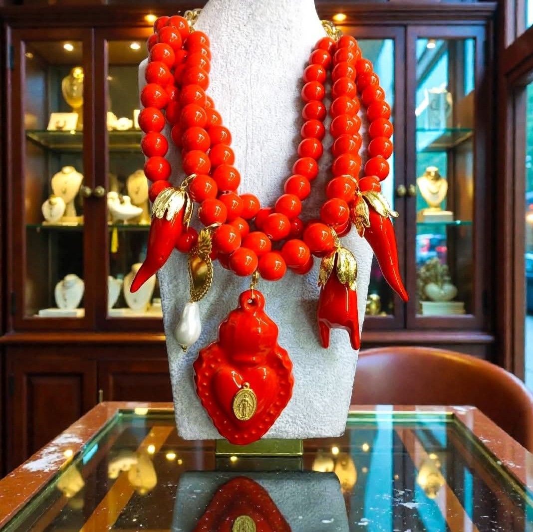 Collana "Malaguerio" Red