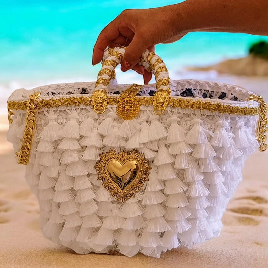 Bag Coffa glam caprese White Leon