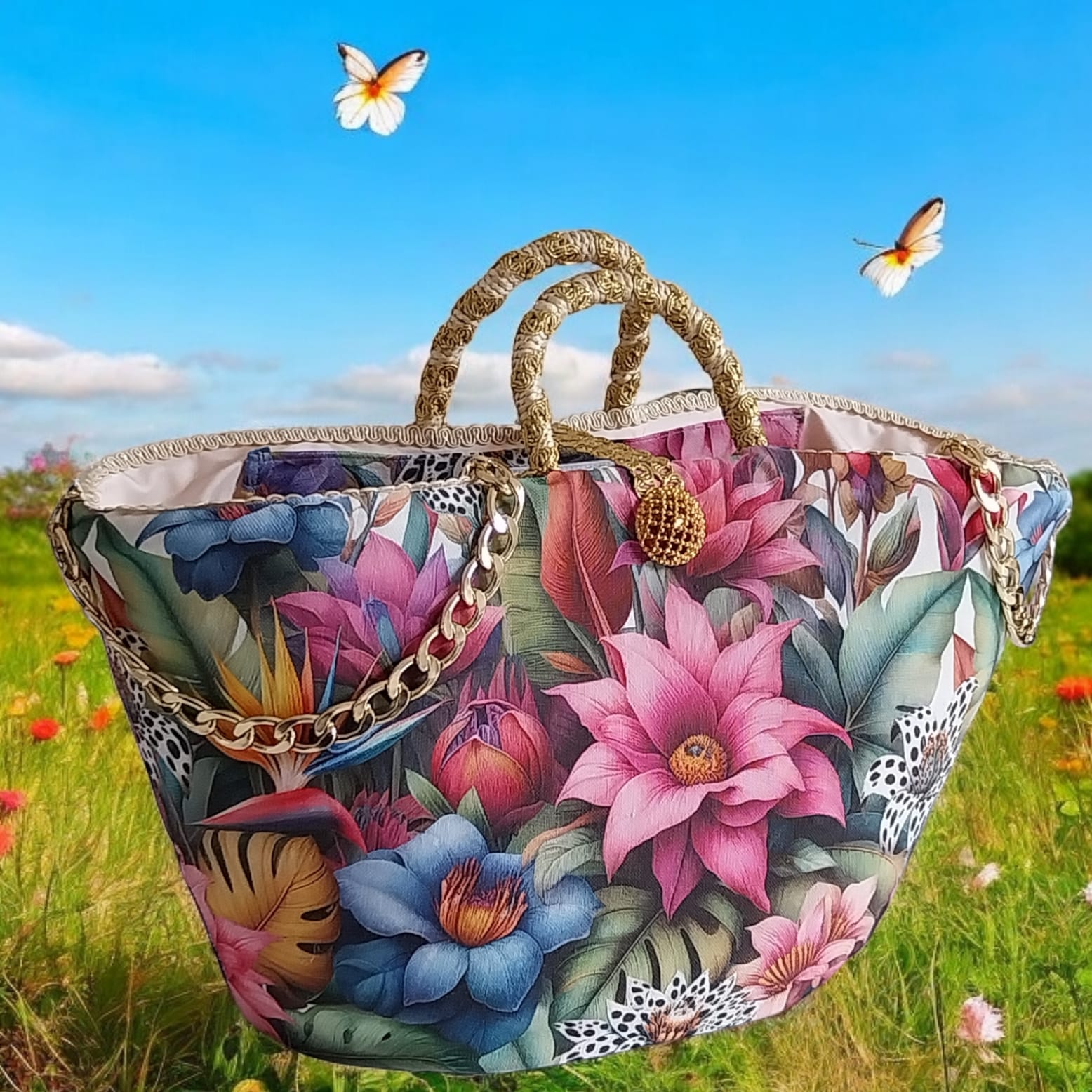 Bag CoffaGlam ed Espadrilles  Caprese Fiori Tiberio