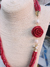 Carica l&#39;immagine nel visualizzatore di Gallery, Collana Rosa del Deserto rossa
