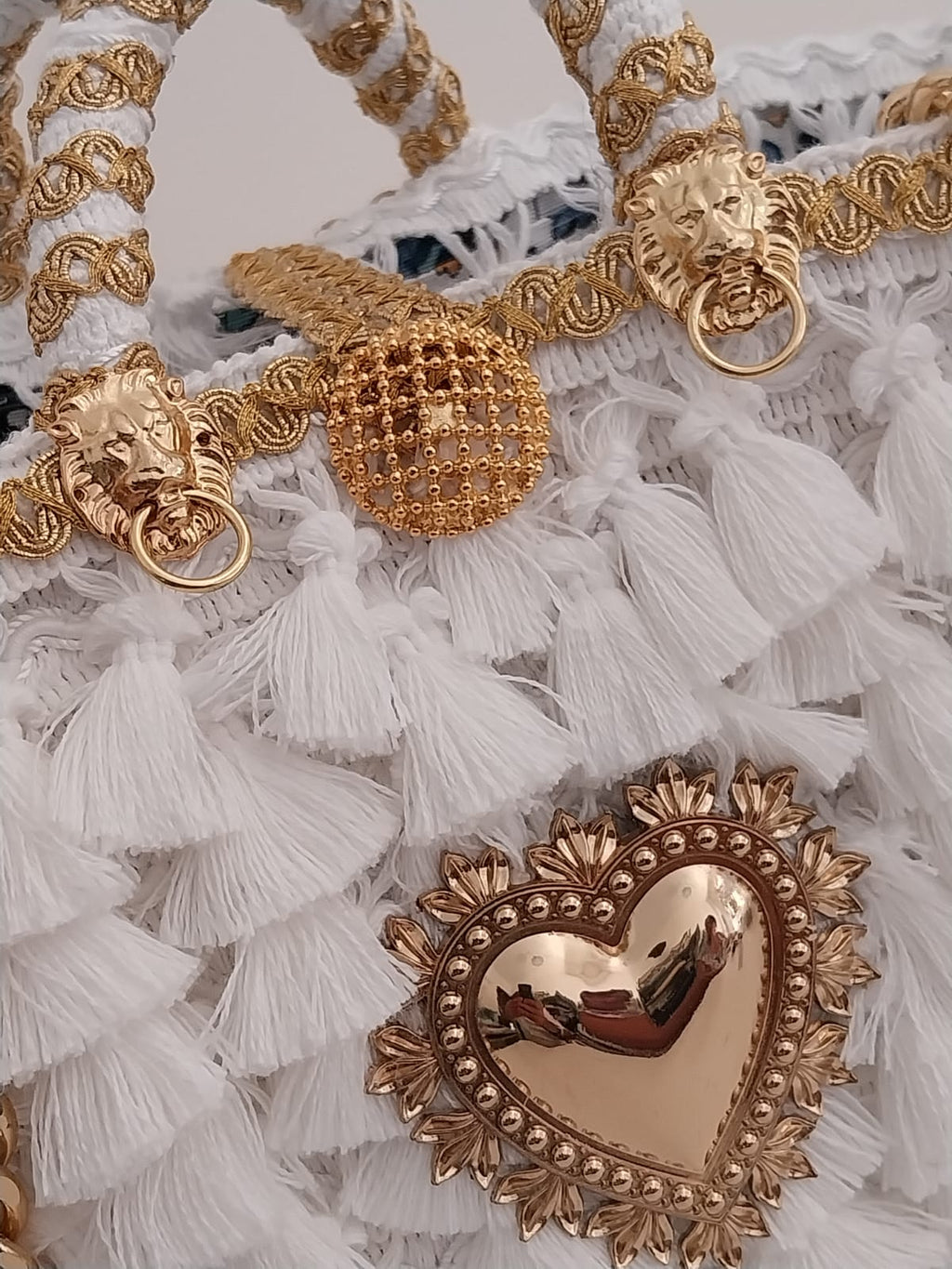 Bag Coffa glam caprese White Leon