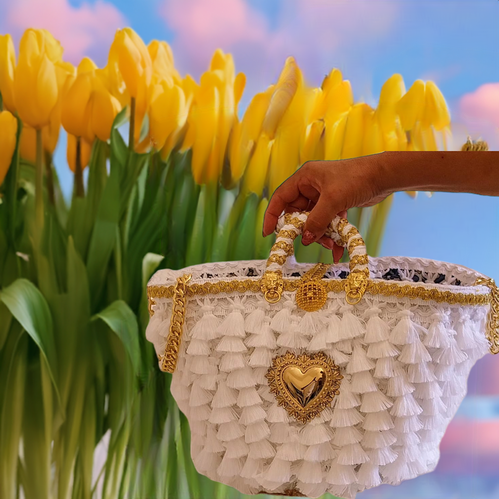 Bag Coffa glam caprese White Leon