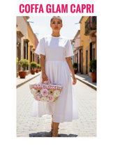 Lade das Bild in den Galerie-Viewer, Bag Coffa Capri "Fiori di san Remo"
