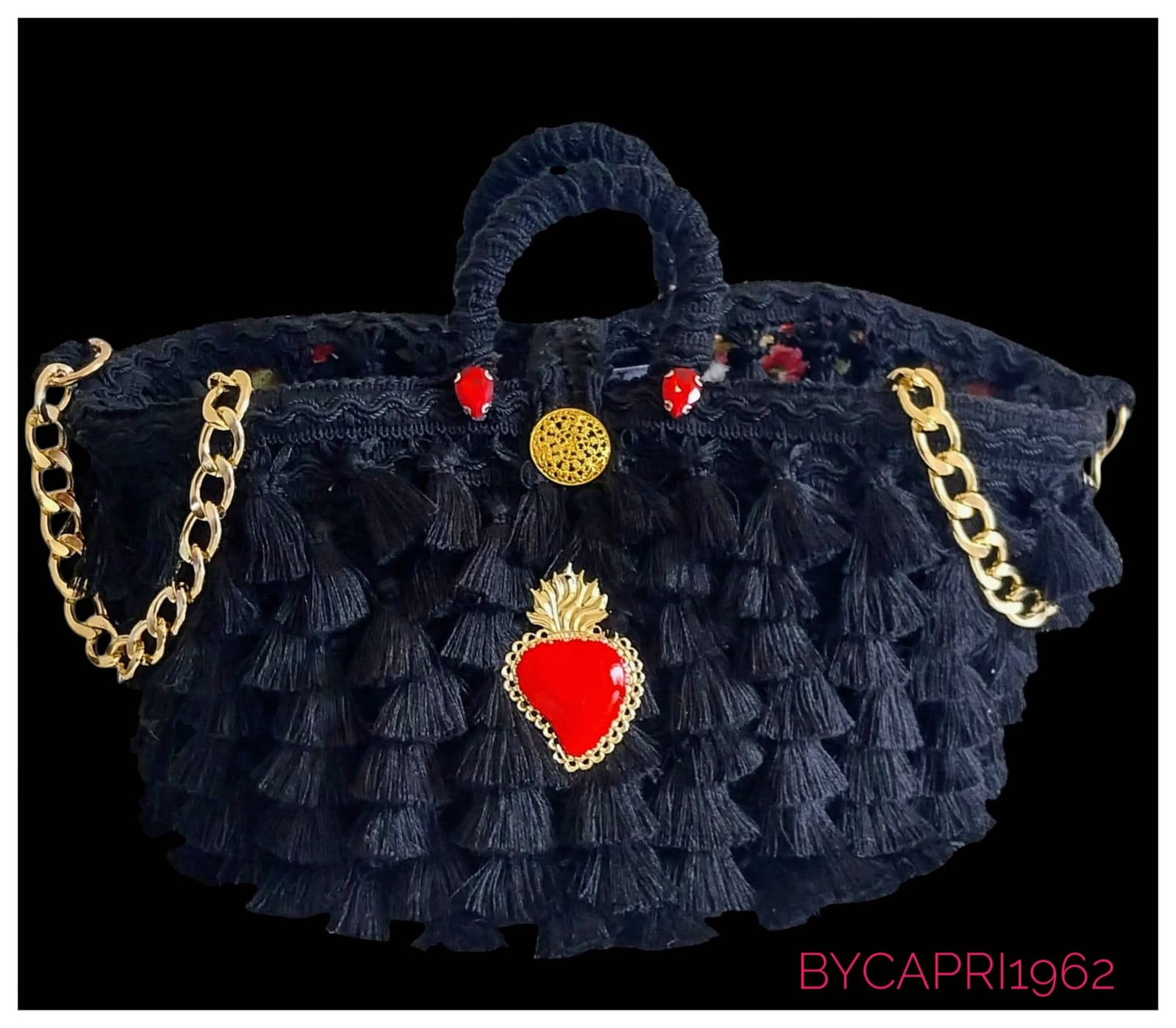 Coffa Caprese Maxi "ExVoto" BLACK