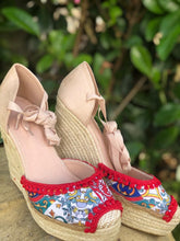 Carica l'immagine nel visualizzatore di Gallery, Espadrillas Caprese con Zeppa Alta in Corda "Palinuro"
