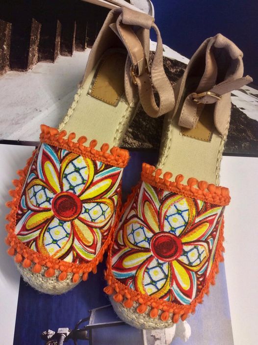 Espadrillas Caprese "Orange""