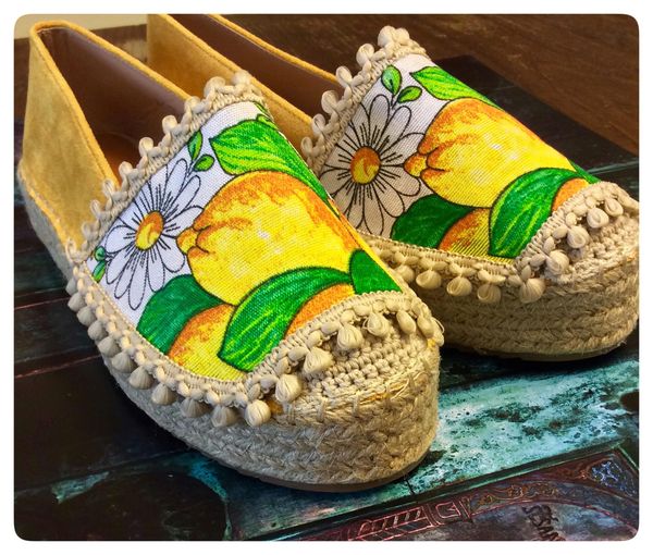 Espadrillas Caprese "Il Limone di Sorrento"