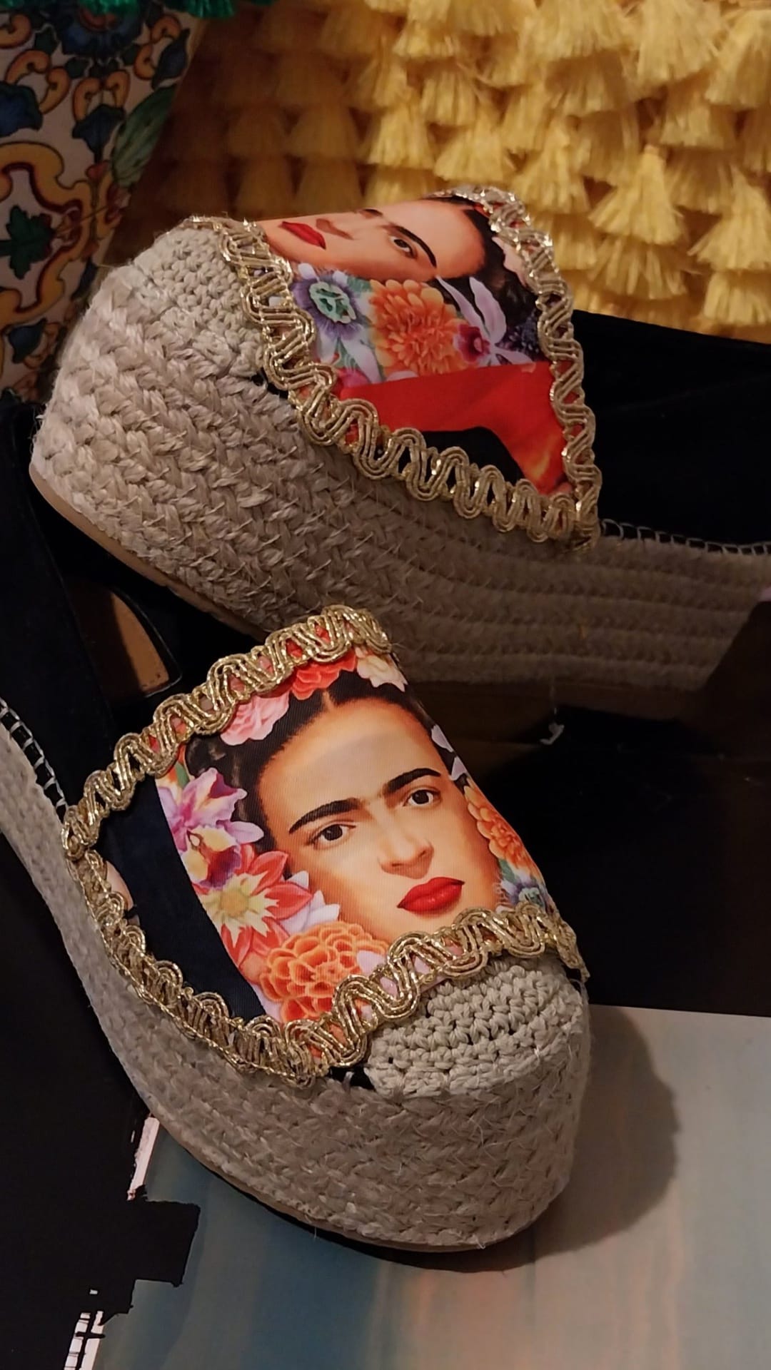 Espadrillas Caprese "Frida Black"