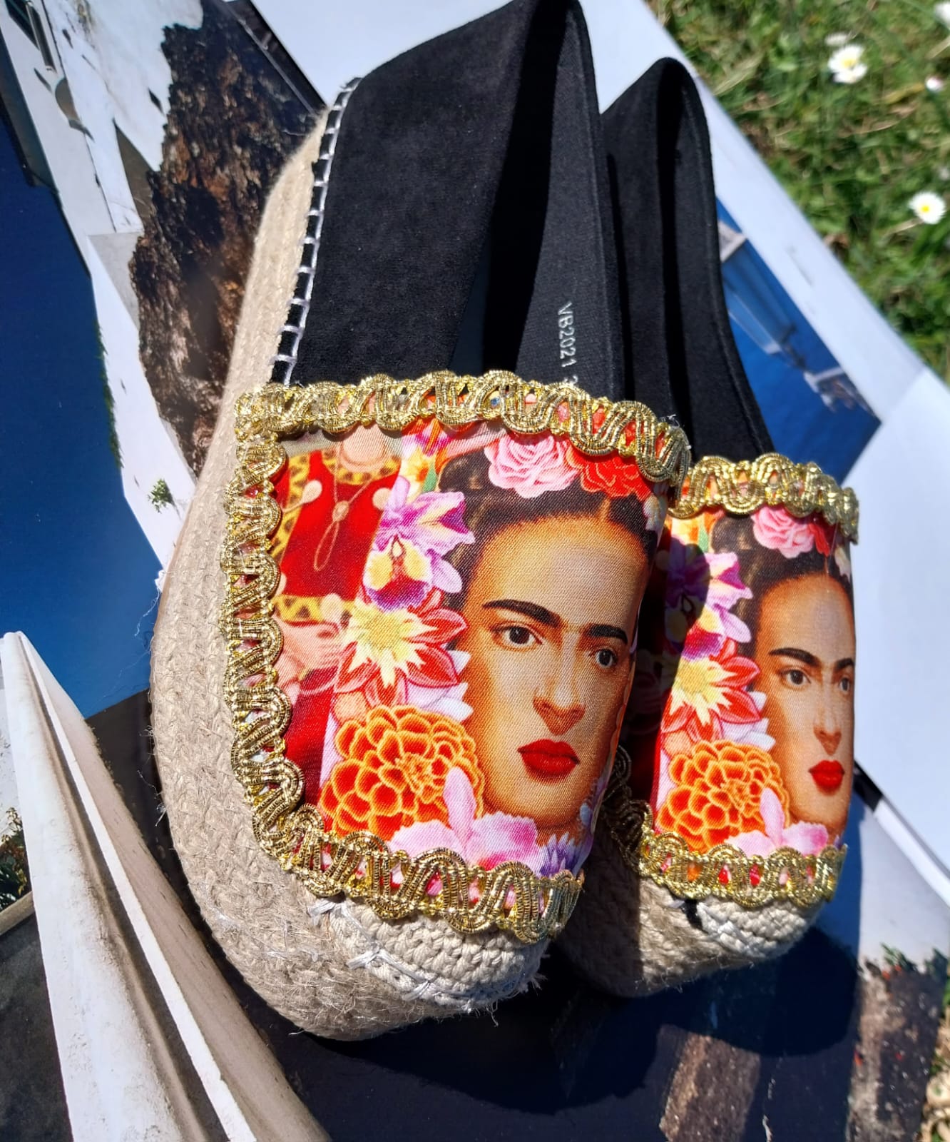 Espadrillas Caprese "Frida Black"